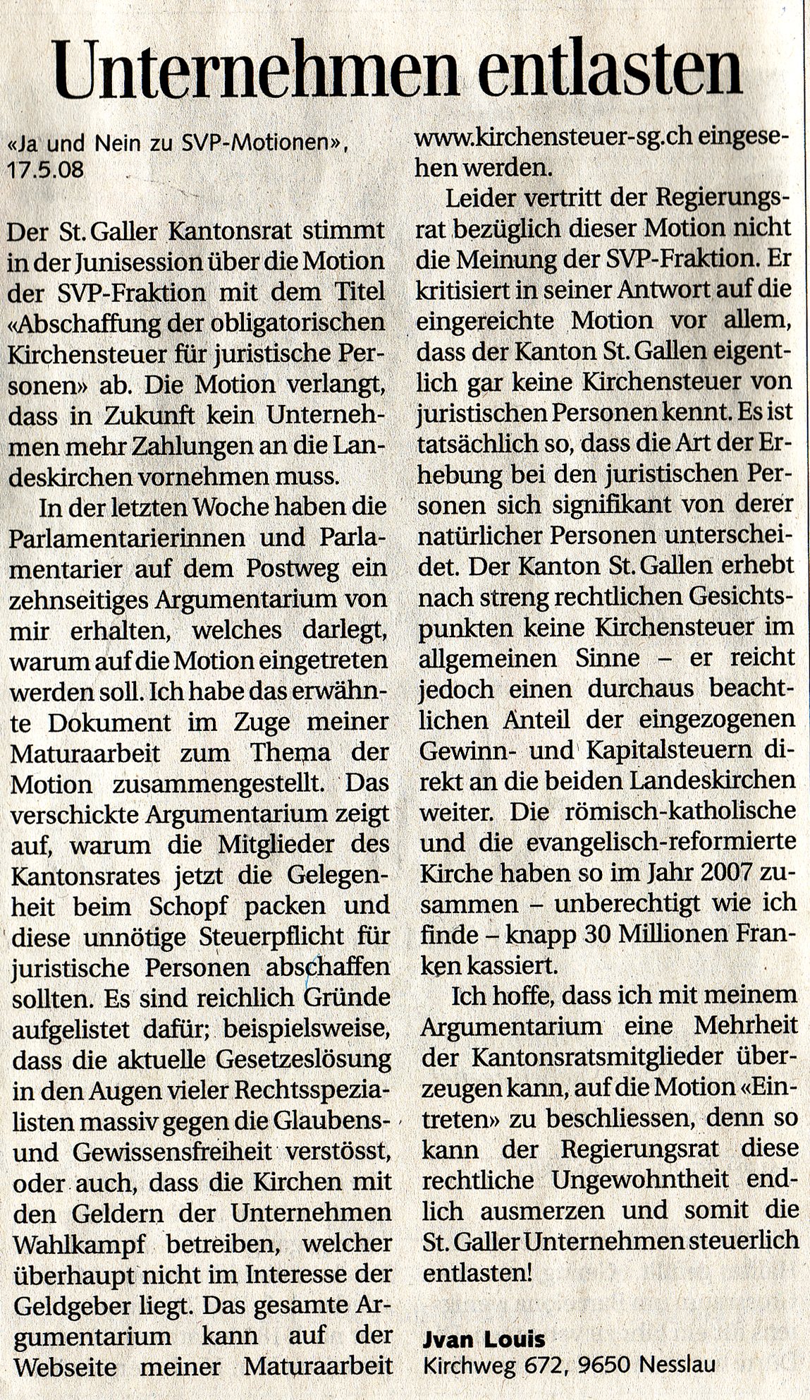Unternehmen entlasten
